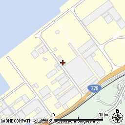 愛媛県大洲市長浜町晴海周辺の地図