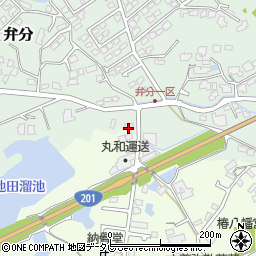 福岡県飯塚市弁分422周辺の地図
