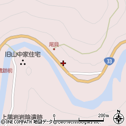 愛媛県上浮穴郡久万高原町上黒岩2572周辺の地図