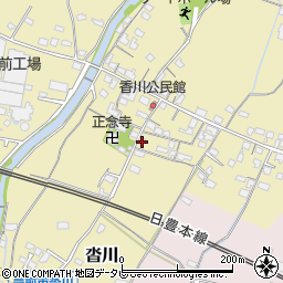 福岡県豊前市沓川491周辺の地図