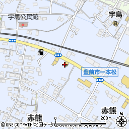 ジョイフル 宇島店周辺の地図