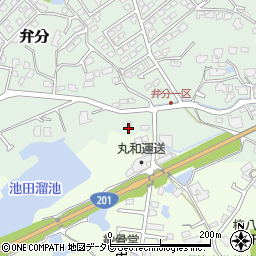 福岡県飯塚市弁分424周辺の地図