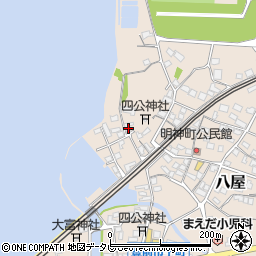 福岡県豊前市八屋2369周辺の地図