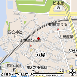 福岡県豊前市八屋2159周辺の地図