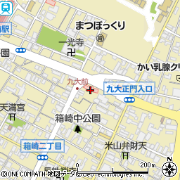 福岡山田病院周辺の地図