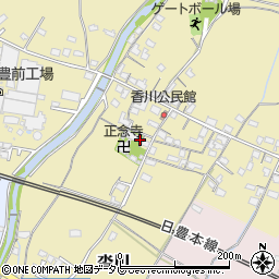 福岡県豊前市沓川536周辺の地図