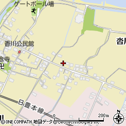 福岡県豊前市沓川105周辺の地図