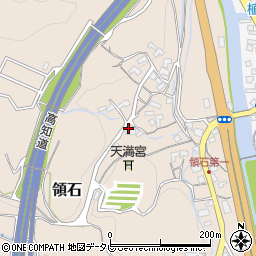 高知県南国市領石707周辺の地図