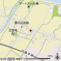 福岡県豊前市沓川458周辺の地図