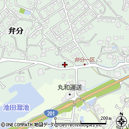 福岡県飯塚市弁分423周辺の地図