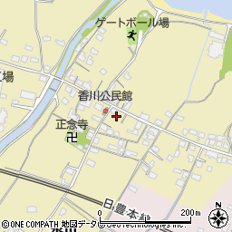 福岡県豊前市沓川444周辺の地図
