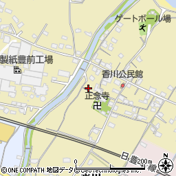 福岡県豊前市沓川481周辺の地図