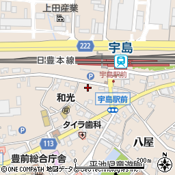 福岡県豊前市八屋1914周辺の地図
