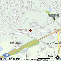 福岡県飯塚市弁分404周辺の地図