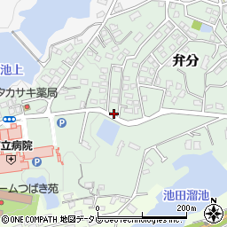 福岡県飯塚市弁分554-28周辺の地図