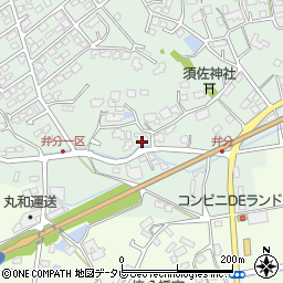 福岡県飯塚市弁分375周辺の地図