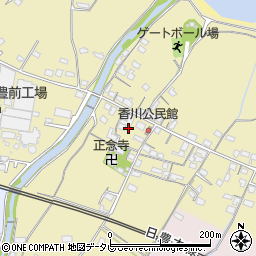 福岡県豊前市沓川477周辺の地図