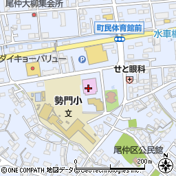 篠栗町民体育館周辺の地図
