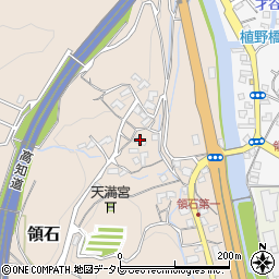高知県南国市領石786周辺の地図