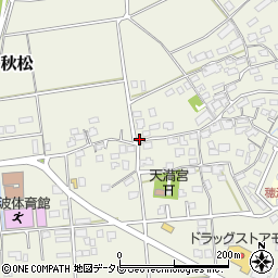 福岡県飯塚市秋松257周辺の地図
