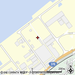 株式会社西田興産　長浜生コン工場周辺の地図