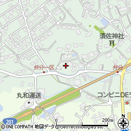 福岡県飯塚市弁分400周辺の地図