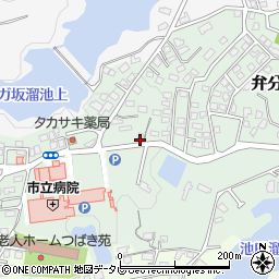 福岡県飯塚市弁分595周辺の地図
