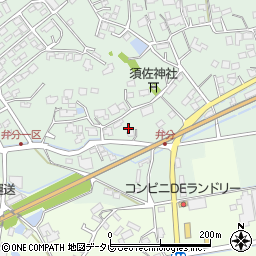 福岡県飯塚市弁分347周辺の地図