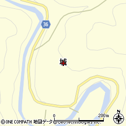 和歌山県西牟婁郡白浜町城周辺の地図