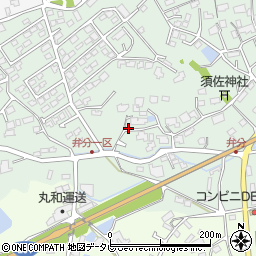 福岡県飯塚市弁分399-1周辺の地図