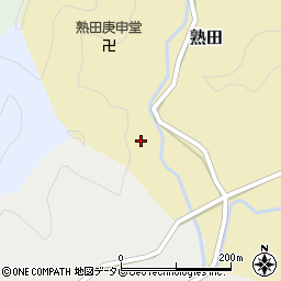 徳島県海部郡海陽町熟田向ケ谷周辺の地図