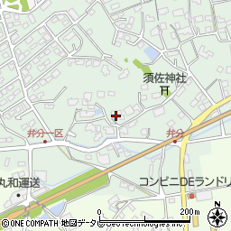 福岡県飯塚市弁分372周辺の地図