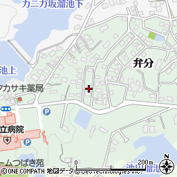 福岡県飯塚市弁分554-22周辺の地図