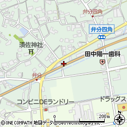 福岡県飯塚市弁分128周辺の地図