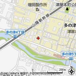 福岡県福岡市東区多の津5丁目2周辺の地図