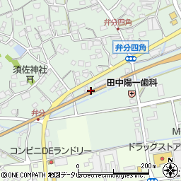 福岡県飯塚市弁分130周辺の地図