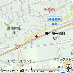 福岡県飯塚市弁分129周辺の地図