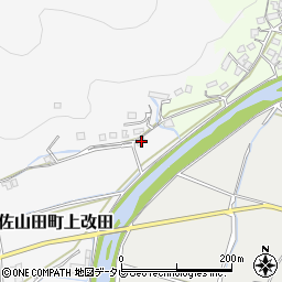 高知県香美市土佐山田町上改田492周辺の地図