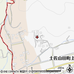 高知県香美市土佐山田町上改田200周辺の地図