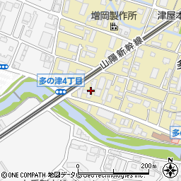 福岡県福岡市東区多の津5丁目1周辺の地図