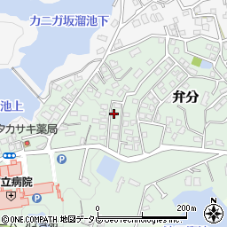 福岡県飯塚市弁分554-25周辺の地図