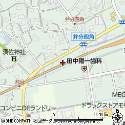 福岡県飯塚市弁分132周辺の地図