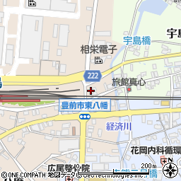 福岡県豊前市八屋2572周辺の地図