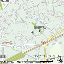 福岡県飯塚市弁分362周辺の地図