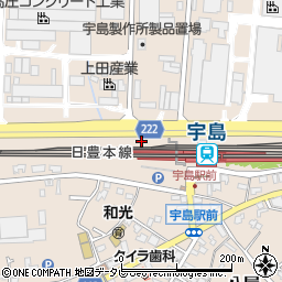 豊前市営宇島駅第２駐車場周辺の地図