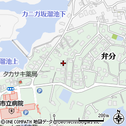 福岡県飯塚市弁分551周辺の地図