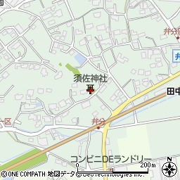 福岡県飯塚市弁分355周辺の地図