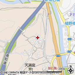高知県南国市領石791周辺の地図