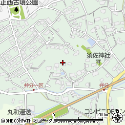 福岡県飯塚市弁分382周辺の地図