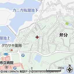 福岡県飯塚市弁分551-4周辺の地図